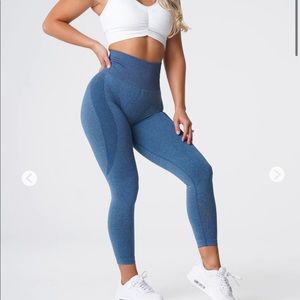 Blue contour SEAMLESS NVGTN LEGGINGS